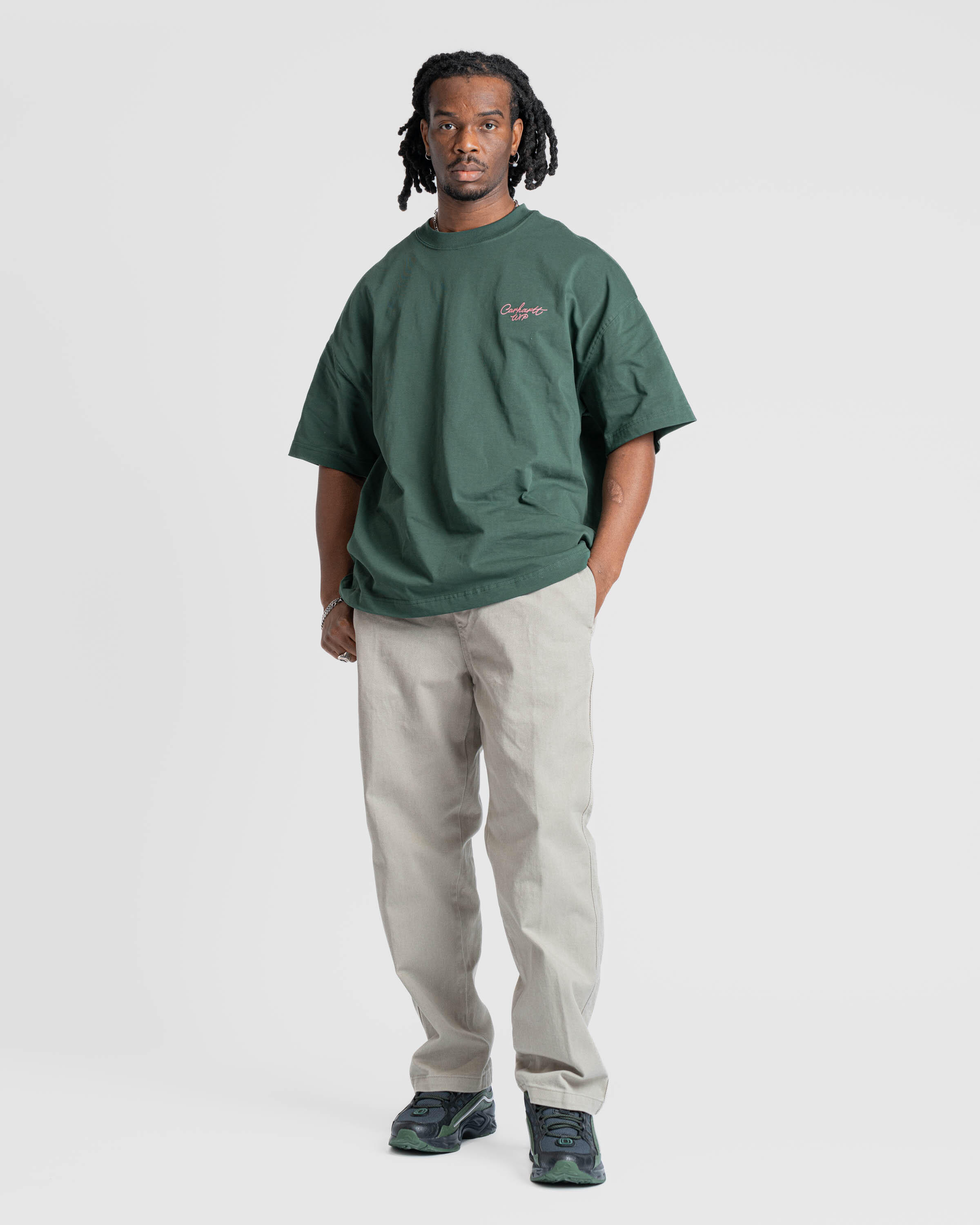 Carhartt WIP Signature Script T-Shirt | I033828.2JFXX | AFEW STORE